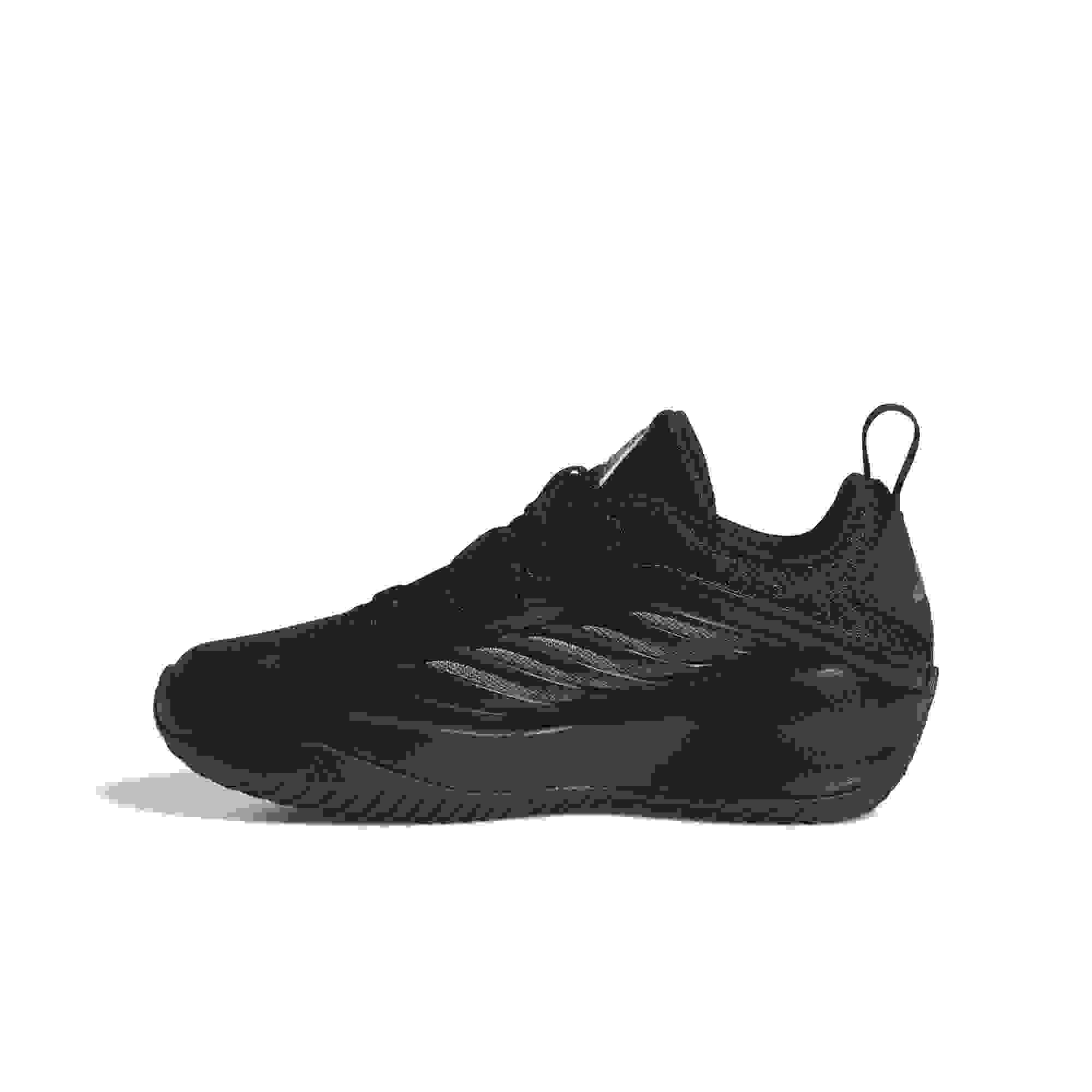 adidas Believe That 1 Preschool Boys' "Core Black/Iron Metallic/Core Black" Basketball Shoe